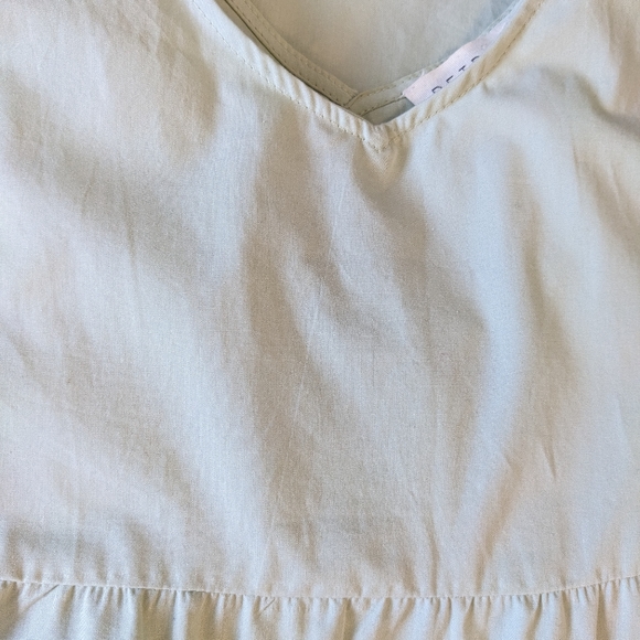 RETROD Sleeveless 100% Cotton Baby doll Mini Poplin Bow Dress - Picture 12 of 12